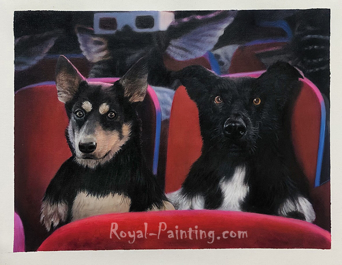 Customized Oil Painting For Pet